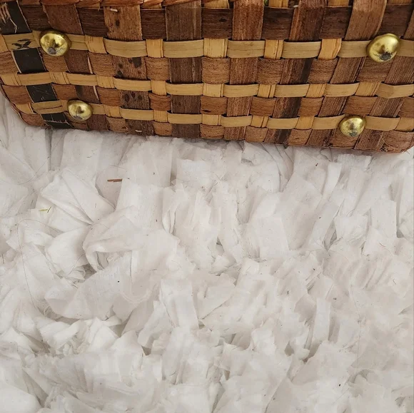 Vintage,a piece of art straw bag - Picture 5 of 7
